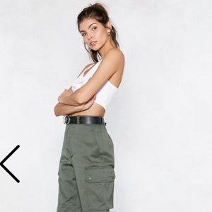 NEW Nastygal Camo Cargo Pants